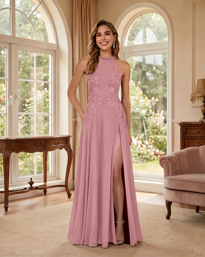 Mermaid-Chiffon-Mother-of-the-Bride-Dress-with-Halter-Neck-Dusty-Rose-1