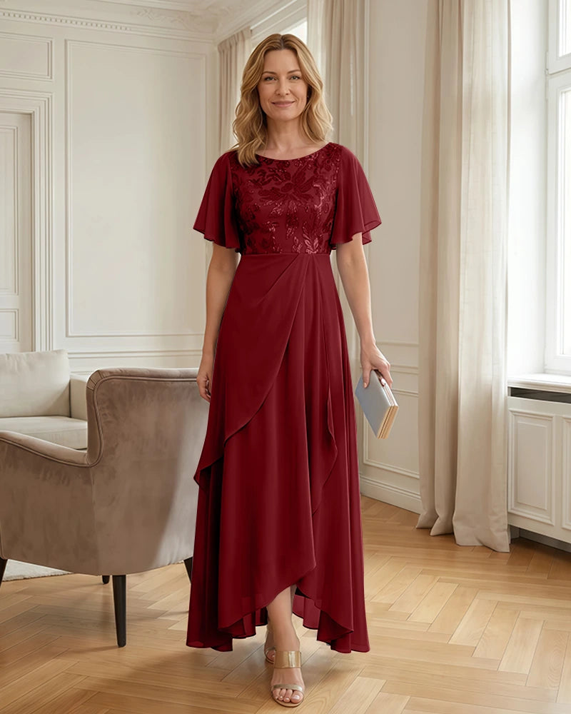 High-Low-Floral-Embroidery-Mother-of-the-Bride-Dress-Burgundy-1