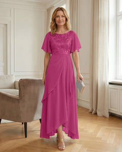 High-Low-Floral-Embroidery-Mother-of-the-Bride-Dress-Fuchsia-1