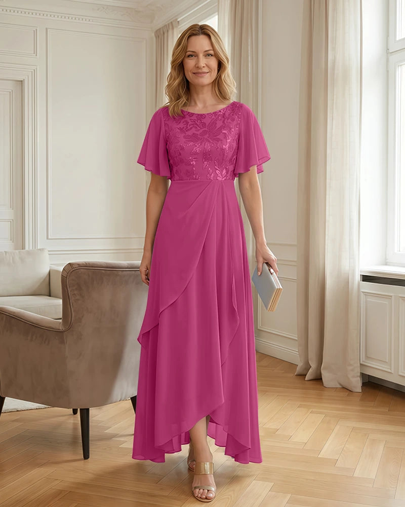 High-Low-Floral-Embroidery-Mother-of-the-Bride-Dress-Fuchsia-1