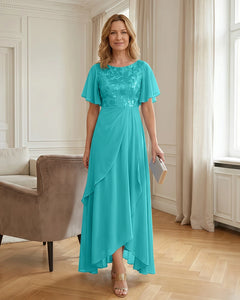 High-Low-Floral-Embroidery-Mother-of-the-Bride-Dress-Turquoise-1