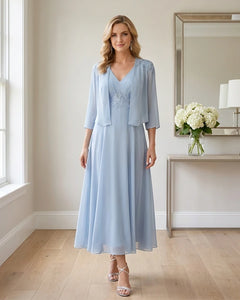 Two-Piece-Embroidered-Shrug-Chiffon-Mother-of-the-Bride-Dress-1