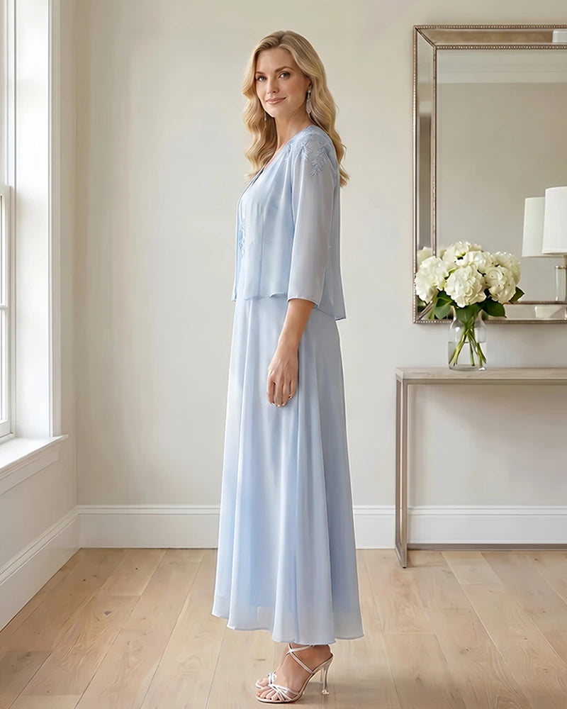Two-Piece-Embroidered-Shrug-Chiffon-Mother-of-the-Bride-Dress-4