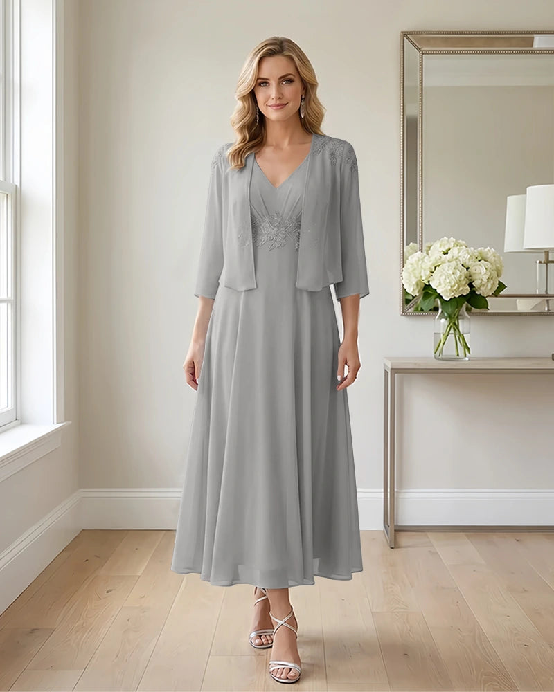 Two-Piece-Embroidered-Shrug-Chiffon-Mother-of-the-Bride-Dress-Silver-1