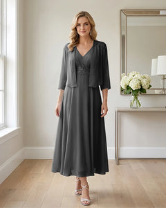Two-Piece-Embroidered-Shrug-Chiffon-Mother-of-the-Bride-Dress-Steel-Grey-1