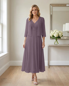 Two-Piece-Embroidered-Shrug-Chiffon-Mother-of-the-Bride-Dress-Wisteria-1