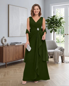 Sleeveless-Chiffon-Mother-of-the-Bride-Dress-with-Shawl-Clover-1